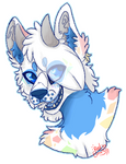 Colored bust